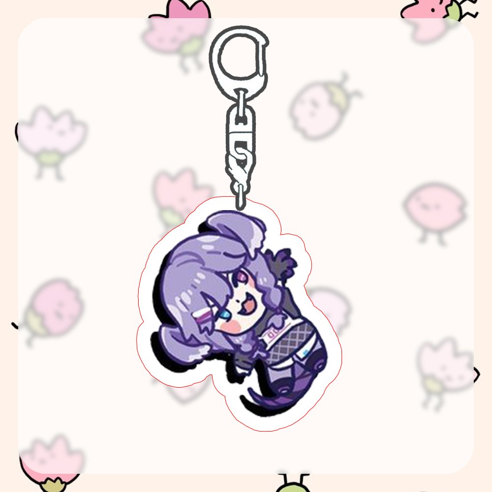 Mô hình Standee 3cm x Móc khóa LUXIEM NOCTYX ver TREO NGHIÊNG tượng acrylic anime mica chibi trang trí quà tặng xinh xắn