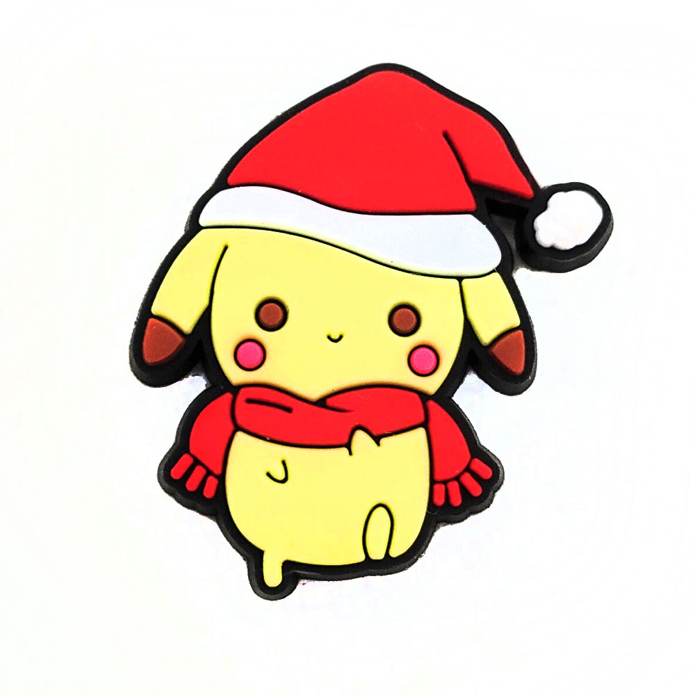 Giày Croc Bằng PVC Trang Trí Giáng Sinh Cho Nam Nữ