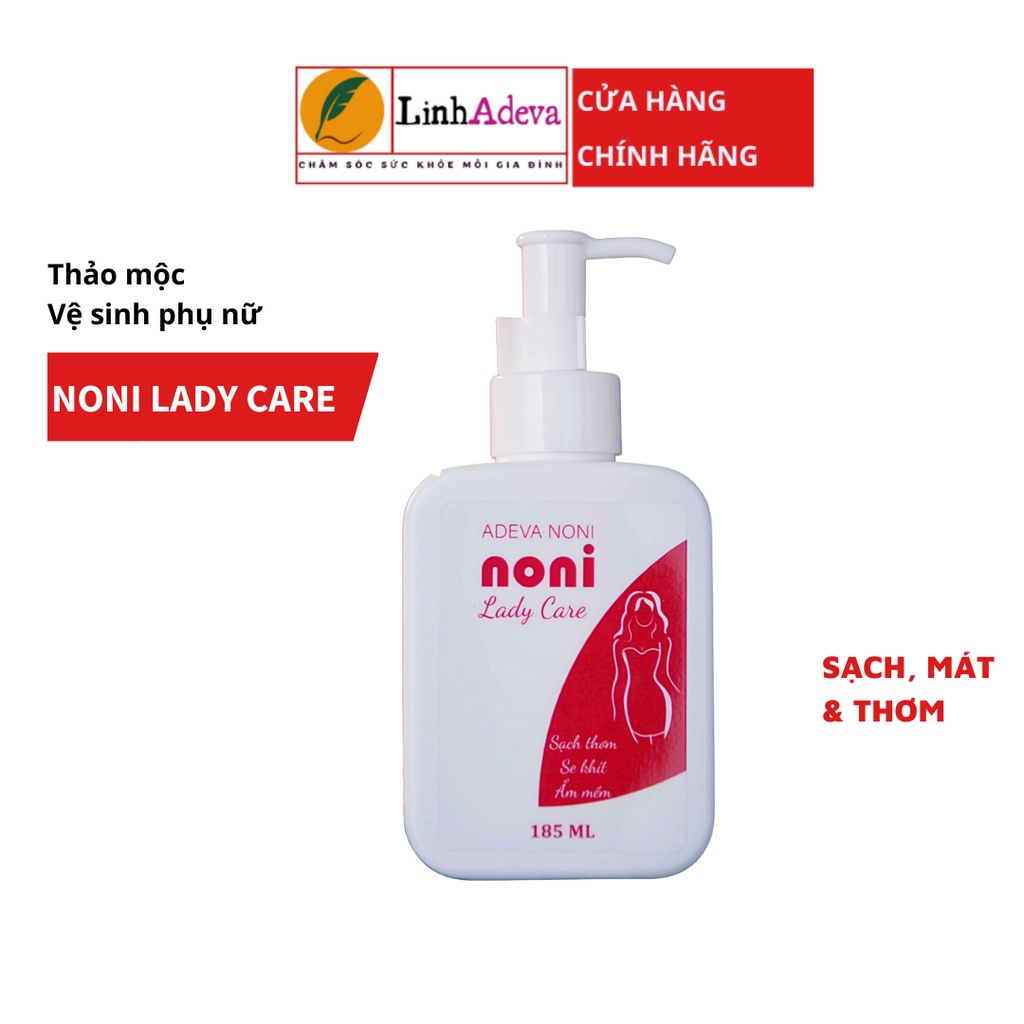 Dung Dịch Vệ Sinh Phụ Nữ ADEVA NONI LADY CARE Chiết Xuất Thảo Mộc, Giảm Viêm Ngứa, Viêm Âm Đạo Hiệu Quả Và An Toàn 185ML