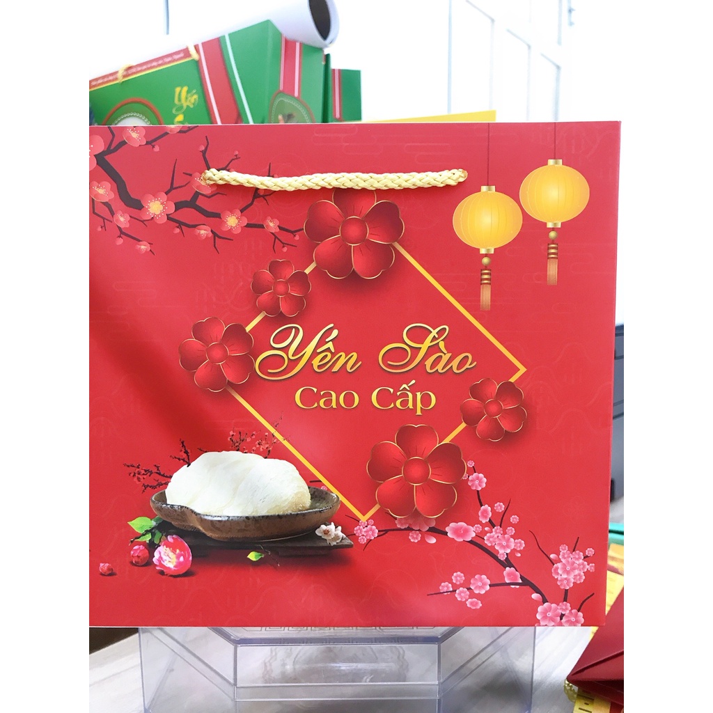 Túi Đỏ Ép Kim Cao Cấp Hoa Đào 100g - 29*27Cm