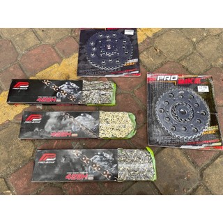 Nhông sên đĩa probike ex150, ex155, winner, winnerx, sonic, raider satria fi.