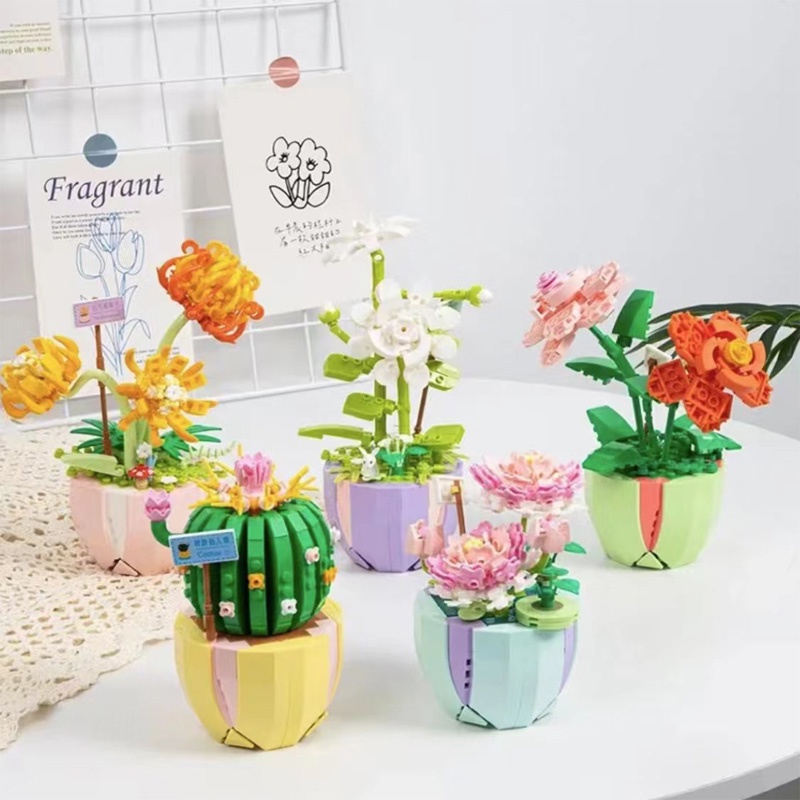 Bộ Đồ Chơi Lắp Ráp Hình Hoa