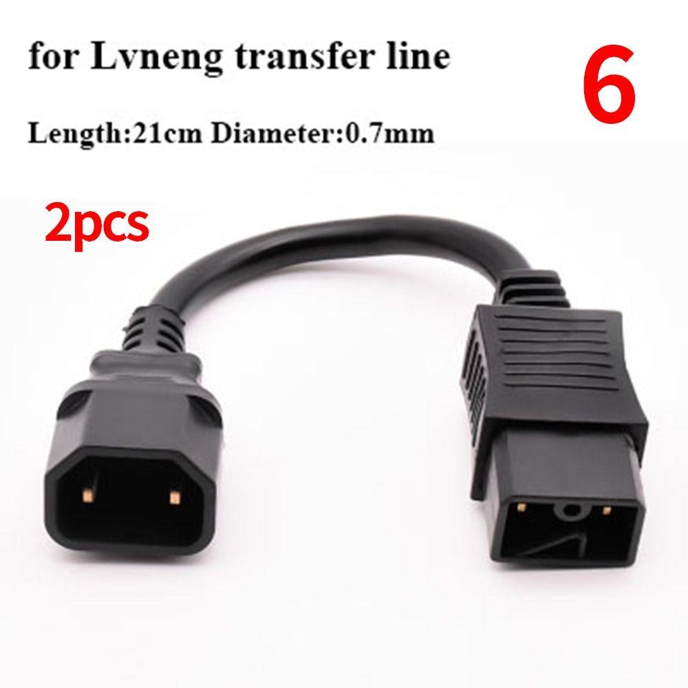 EUTUS Set 2 Dây Chuyển Đổi Nguồn Điện Màu Đen Cho Xe Hơi