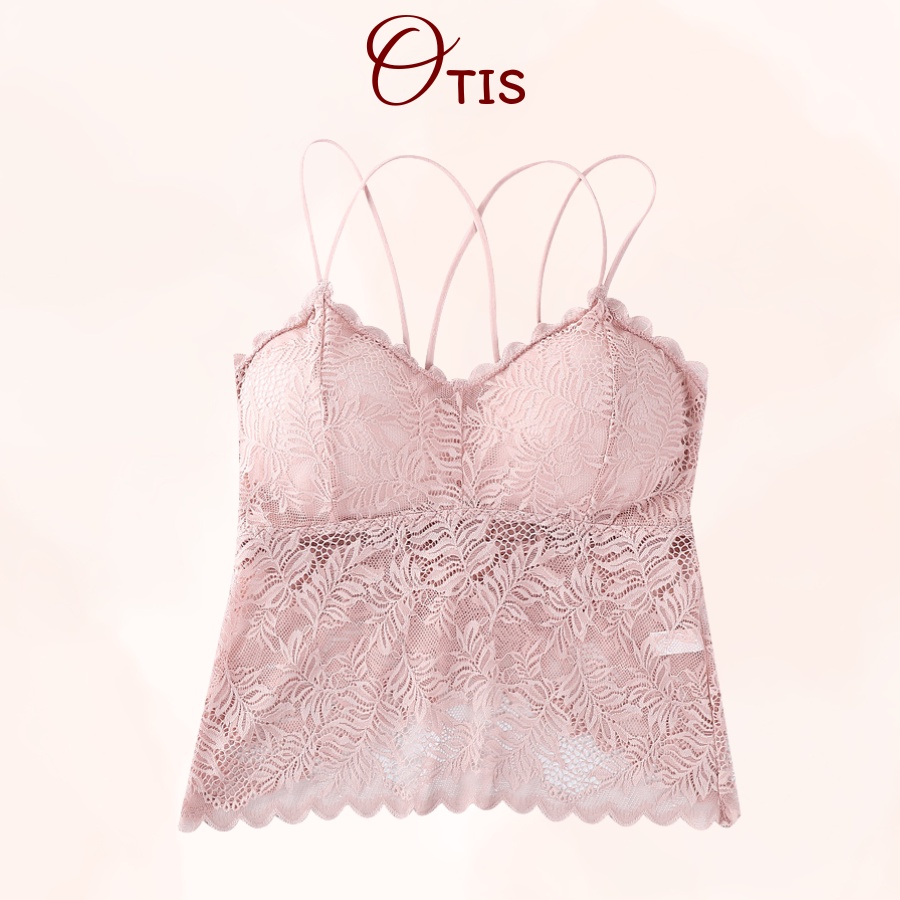 Áo Ngực Bra Phối Dây Quyến Rũ Chất Ren Mềm Mại Thoáng Mát OTIS 3134