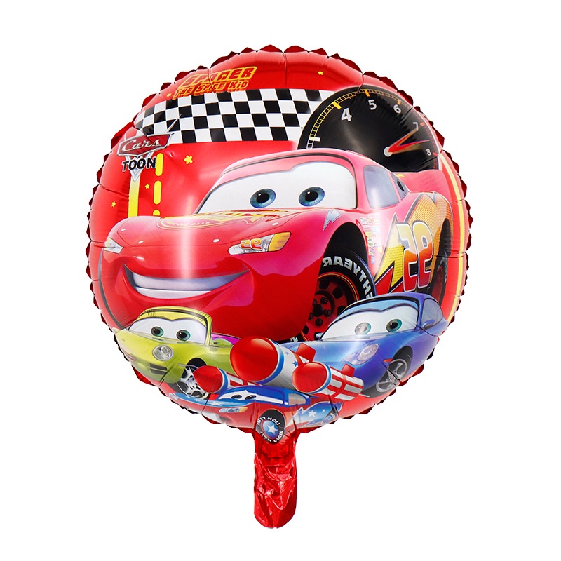 Bong Bóng Nhôm 18 "Hình Xe Hơi Hoạt Hình Trang Trí Tiệc