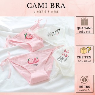 Quần lót nữ cotton dây cột ôm dáng sexy quyến rũ C09