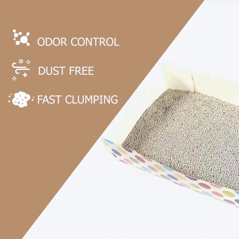 Cát vệ sinh cho mèo siêu vón khử mùi cực tốt, cát Gerry Pet
