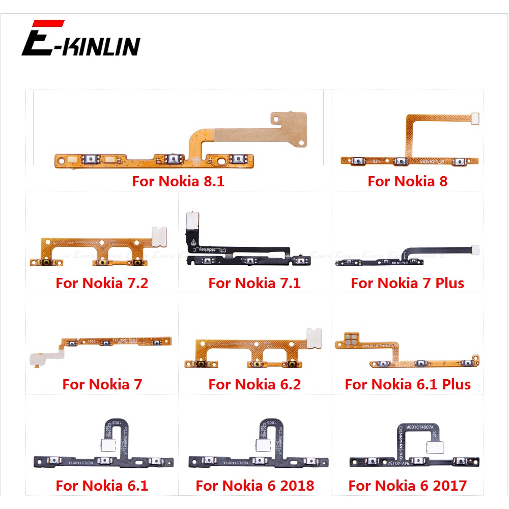 Mạch Nút Âm Lượng Cho Điện Thoại Nokia 7 6.1 Plus 8 8.1 7.1 7.2 6.2 6 2017 2018