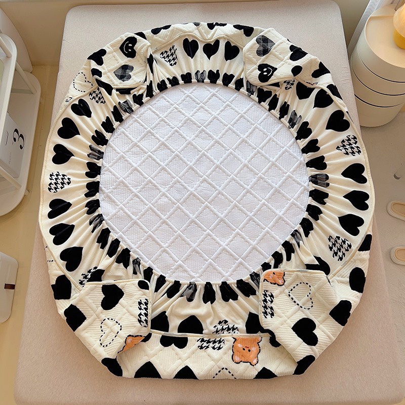 Ga gối nỉ nhung sữa siêu cấp, thảm ga gối nỉ sữa siêu ấm mềm mại dày dặn ấm áp và thoáng kh