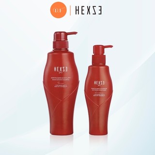 Cặp dầu gội đỏ HEXZE mềm mượt tóc và kiềm dầu 500ml