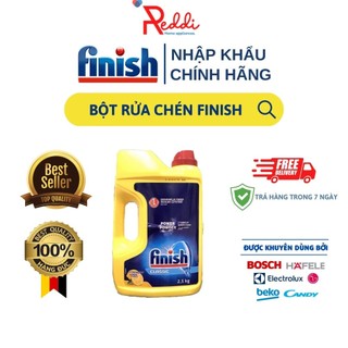 Bột rửa chén bát Finish 2,5kg hương chanh, hàng Đức, loại tốt, nhập Khẩu Chính hãng