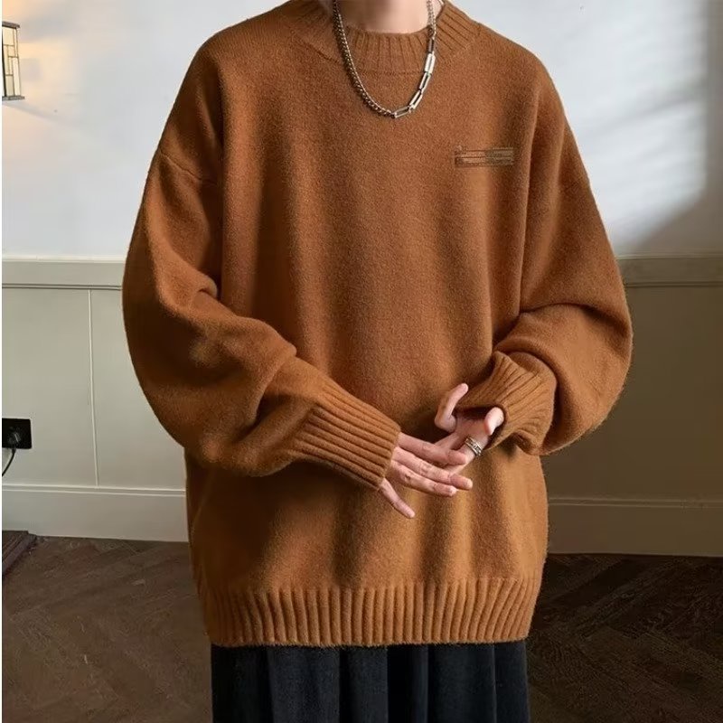 Áo sweater Cổ Tròn Dáng Rộng Thời Trang Thu Đông 2022 Cho Nam