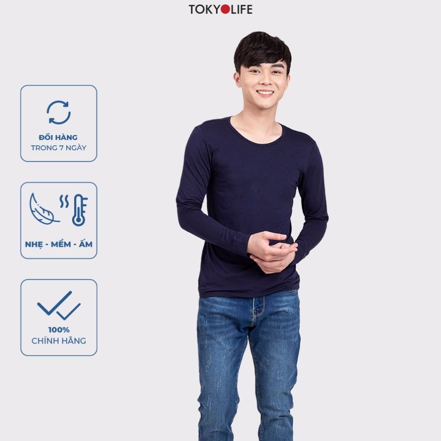 Áo giữ nhiệt WM Air Nam cổ tròn siêu co giãn, siêu ấm TOKYOLIFE G7SMT028H !