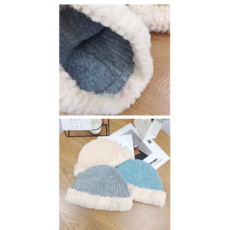 Mũ Dệt Kim Trùm Tai Bằng Vải Lông Dày Dặn Ấm Áp Dễ Phối Đồ Phong Cách