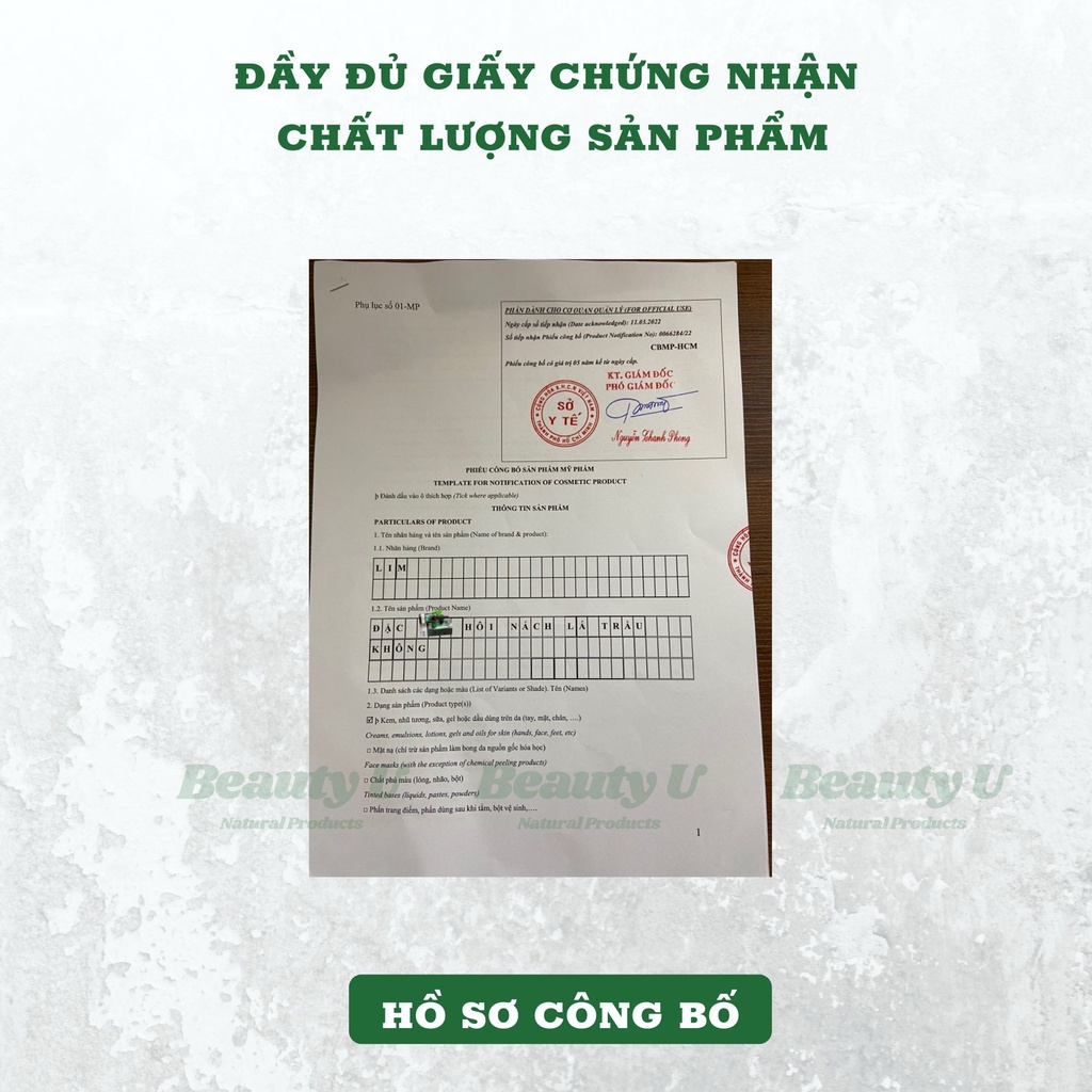 Serum Khử Mùi Hôi Nách Lá Trầu Không LIM - Khử Hôi Nách Hôi Chân , Cơ Thể , Giảm Thâm Nách , Giảm Mồ Hôi