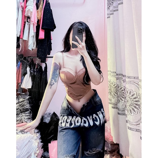 Áo 2 dây croptop EDNA OOTD