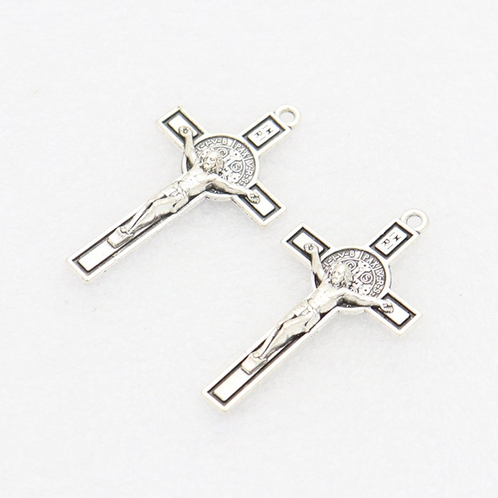 Set 10 Mặt Vòng cổ Hình Thánh Giá 2 * 4cm