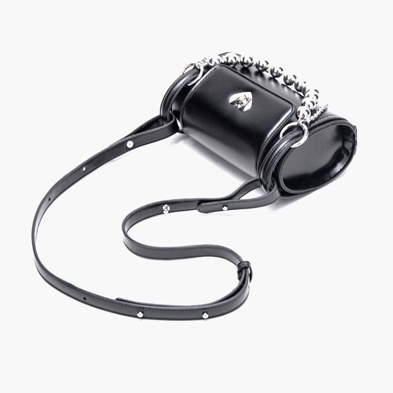 Mischa Túi Đeo Chéo Da PU Cao Cấp Phối Dây Xích Dễ Phối Đồ Thời Trang Cho Nữ