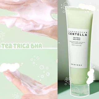 Sữa rửa mặt 𝗦𝗸𝗶𝗻𝟭𝟬𝟬𝟰 𝗠𝗮𝗱𝗮𝗴𝗮𝘀𝗰𝗮𝗿 𝗖𝗲𝗻𝘁𝗲𝗹𝗹𝗮 𝗧𝗲𝗮-𝗧𝗿𝗶𝗰𝗮 𝗕𝗛𝗔 𝗙𝗼𝗮𝗺 𝟭𝟮𝟱𝗺𝗹