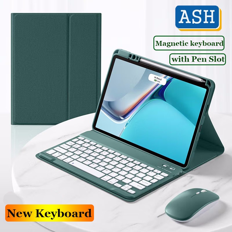 Ốp Máy Tính Bảng Da Đế Lật Kèm Bàn Phím Bluetooth & Ngăn Đựng Bút Cho OPPO Pad Air 10.36 "2022 10.36 Inch