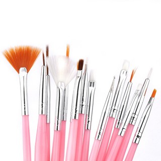 Set 15 cọ vẽ trang trí móng tay chuyên nghiệp