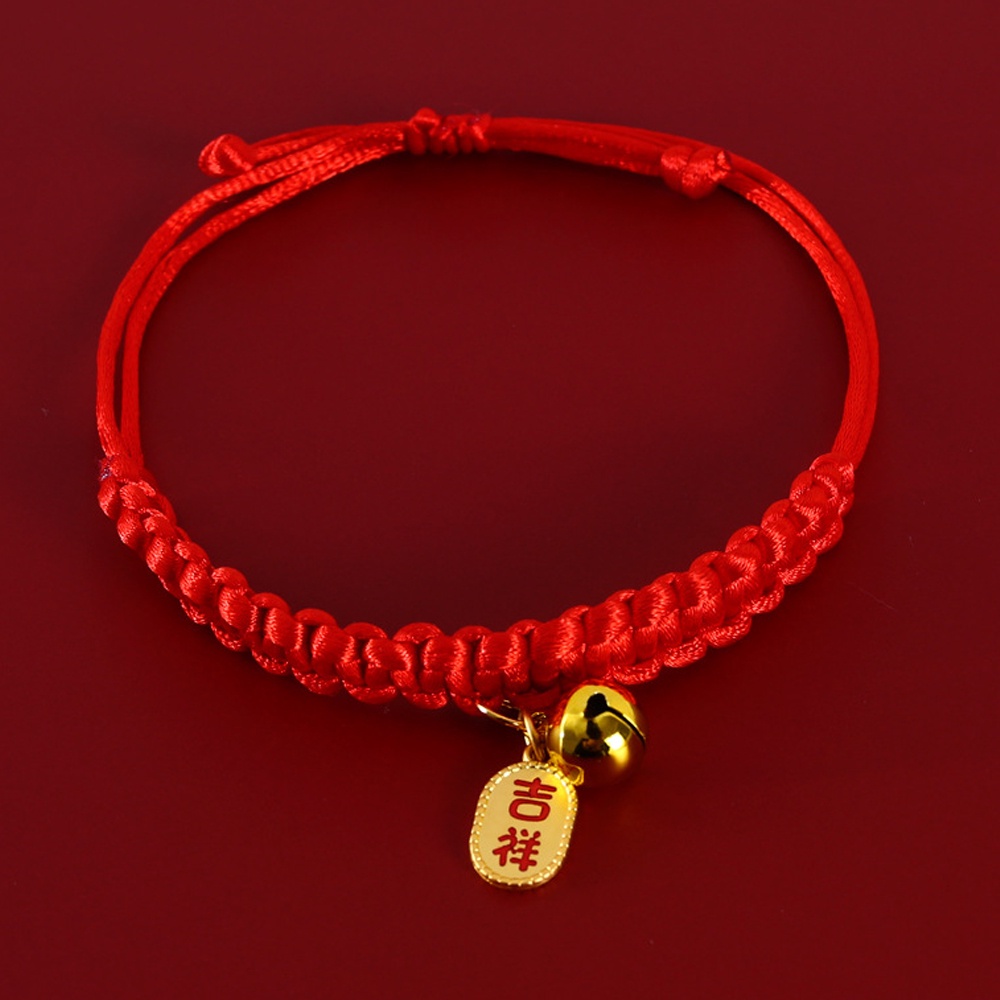 Vòng Cổ Dây Bện Màu Đỏ Thời Trang Chất Lượng Cao Có Thể Điều Chỉnh Cho Thú Cưng