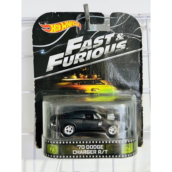 Hobby Store xe mô hình Hot Wheels Retro Fast And Furious 70 Dodge Charger R/T