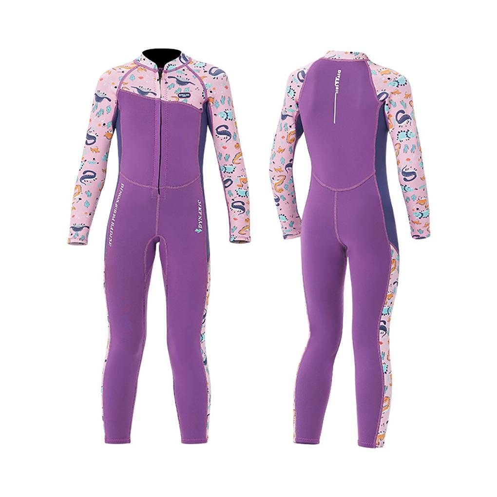 Bộ Đồ Bơi Một Mảnh Co Giãn In Họa Tiết Hoạt Hình Dễ Thương Thời Trang Mùa Đông Cho Bé