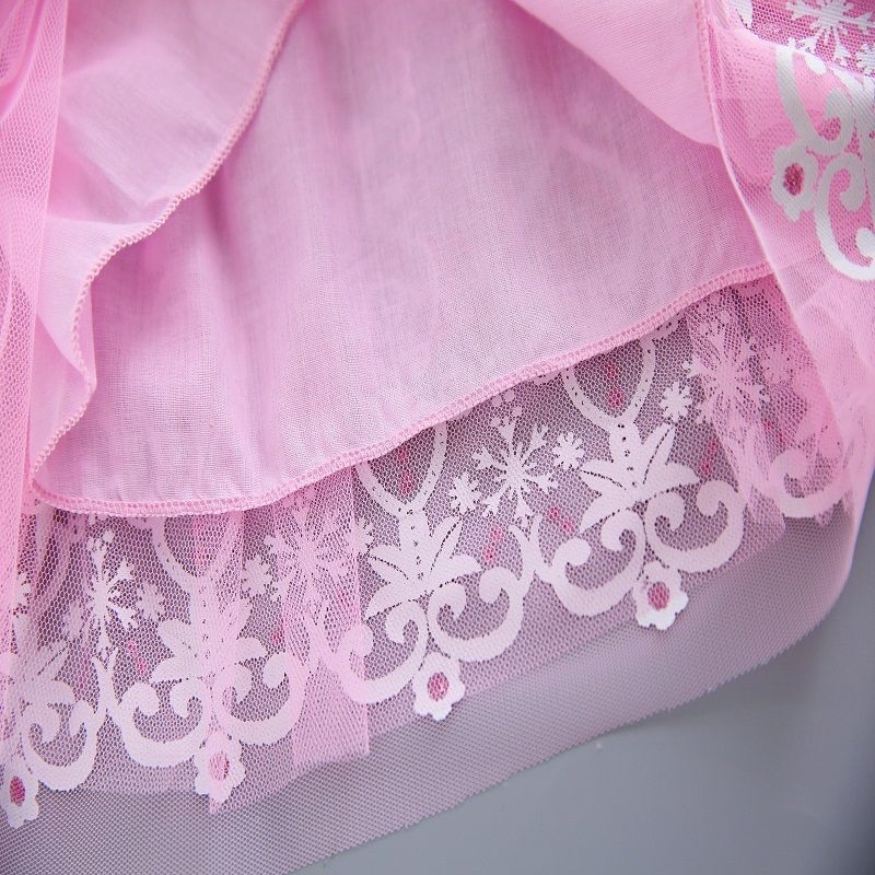 Đầm voal công chúa Elsa.