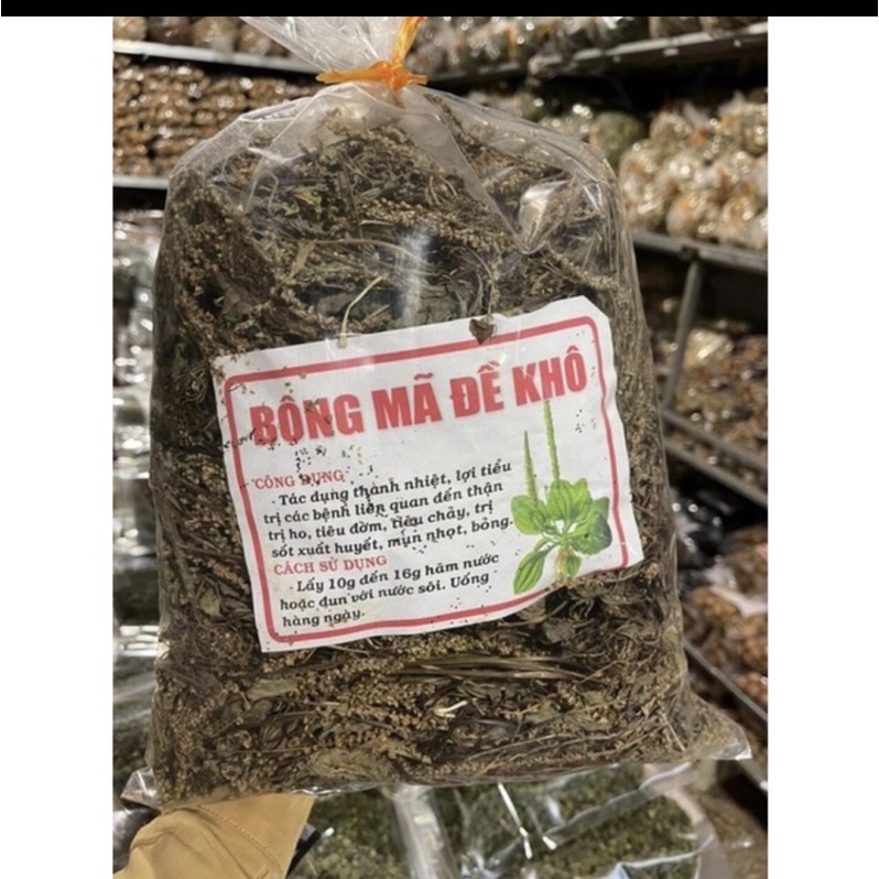 1kg Bông mã đề khô loại 1, thơm mới thu hoạch