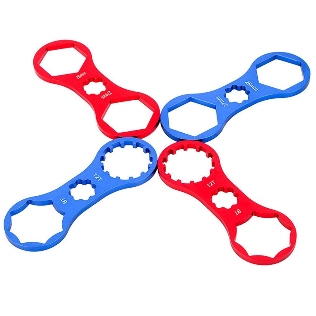 Cờ Lê Tháo Phuộc Trước Bằng Hợp Kim Nhôm Cho SUNTOUR XCM / XCR / XCT / RST B Red