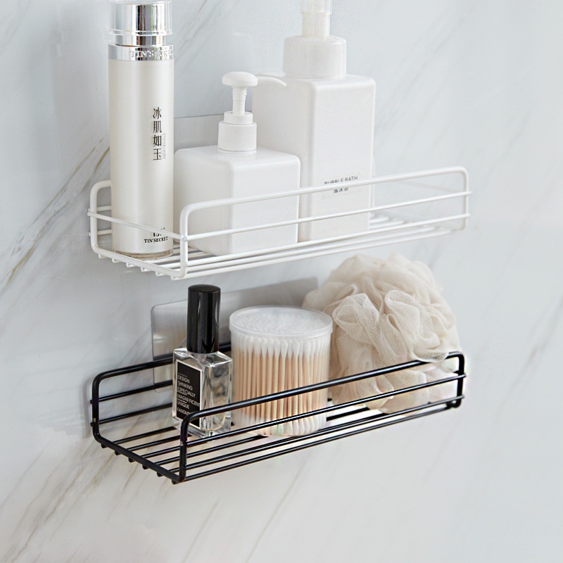 Giá Khay Để Đồ Đa Năng Phòng Tắm KHUNG LƯỚI Kim Loại Size Dài 27X11Cm