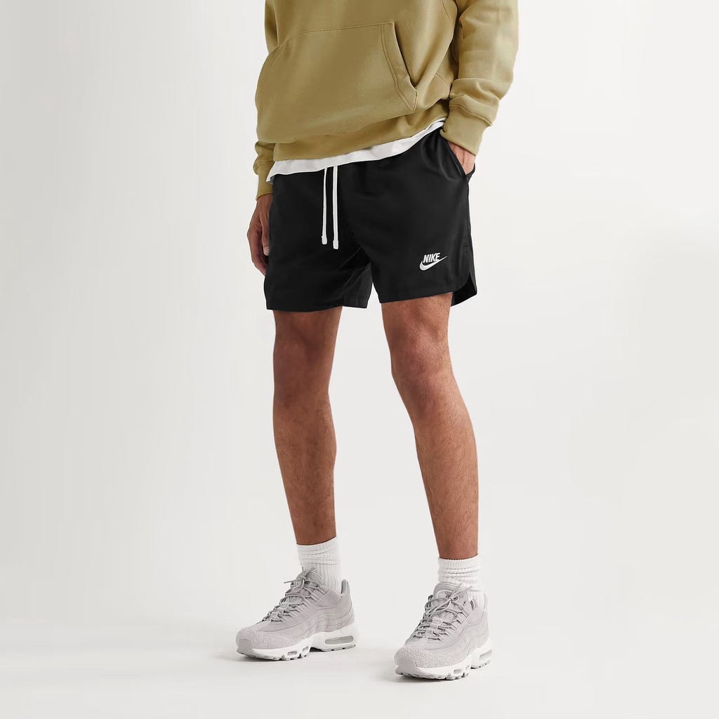 NIKE - Quần ngắn thể thao nam nữ Nike Sportswear Woven Flow Short chính hãng - Đen