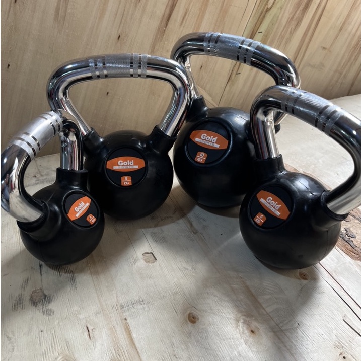 Tạ Ấm 8kg,Tạ Bình Vôi, Tạ Quai Xách Bọc Cao Su Hàng Cao Cấp