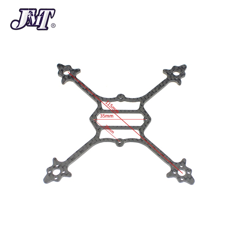 Tấm Sợi Carbon 115mm + Khung Bảo Vệ Mái Hiên Cho Happymodel Crux3 Quadcopter FPV Drone