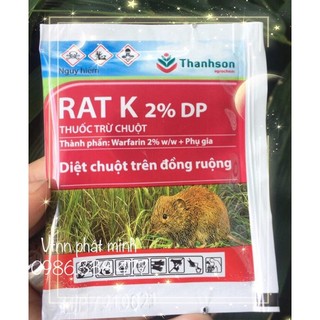 Thuốc trừ chuột rat k 2% dp