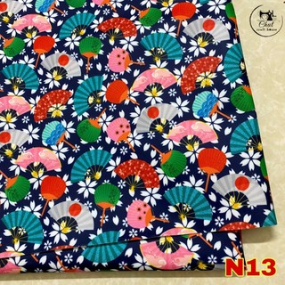 [Mã SKAMLTSM9 giảm 10% đơn 99K] Vải Cath Kidston phủ PVC cao cấp may túi ví balo