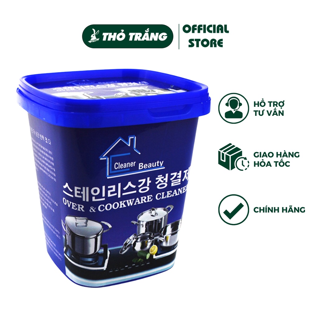 Tẩy Xoong Nồi Inox Đa Năng Hàn Quốc Dạng Kem - Làm sạch sàn nhà thumbnail