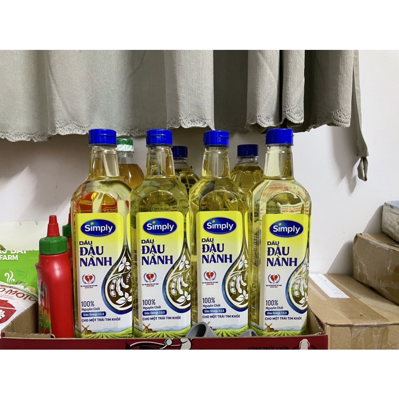 Dầu đậu nành Simply 1L