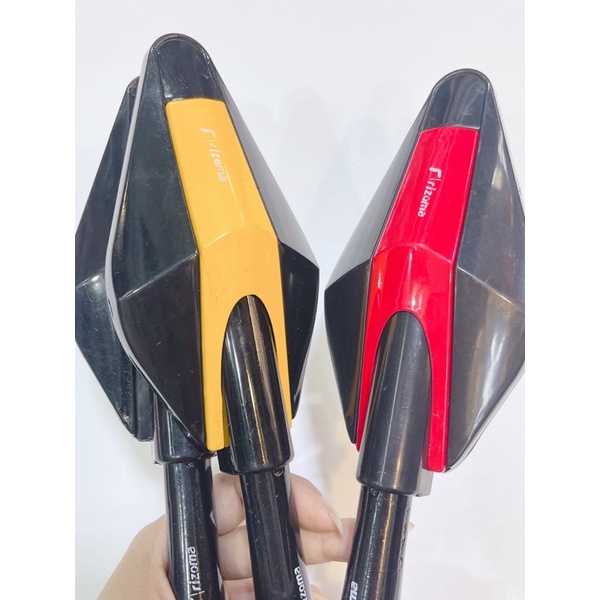 Gương chiếu hậu mẫu mũi nhọn, kiếng kiểu xe máy, kính hậu đủ màu