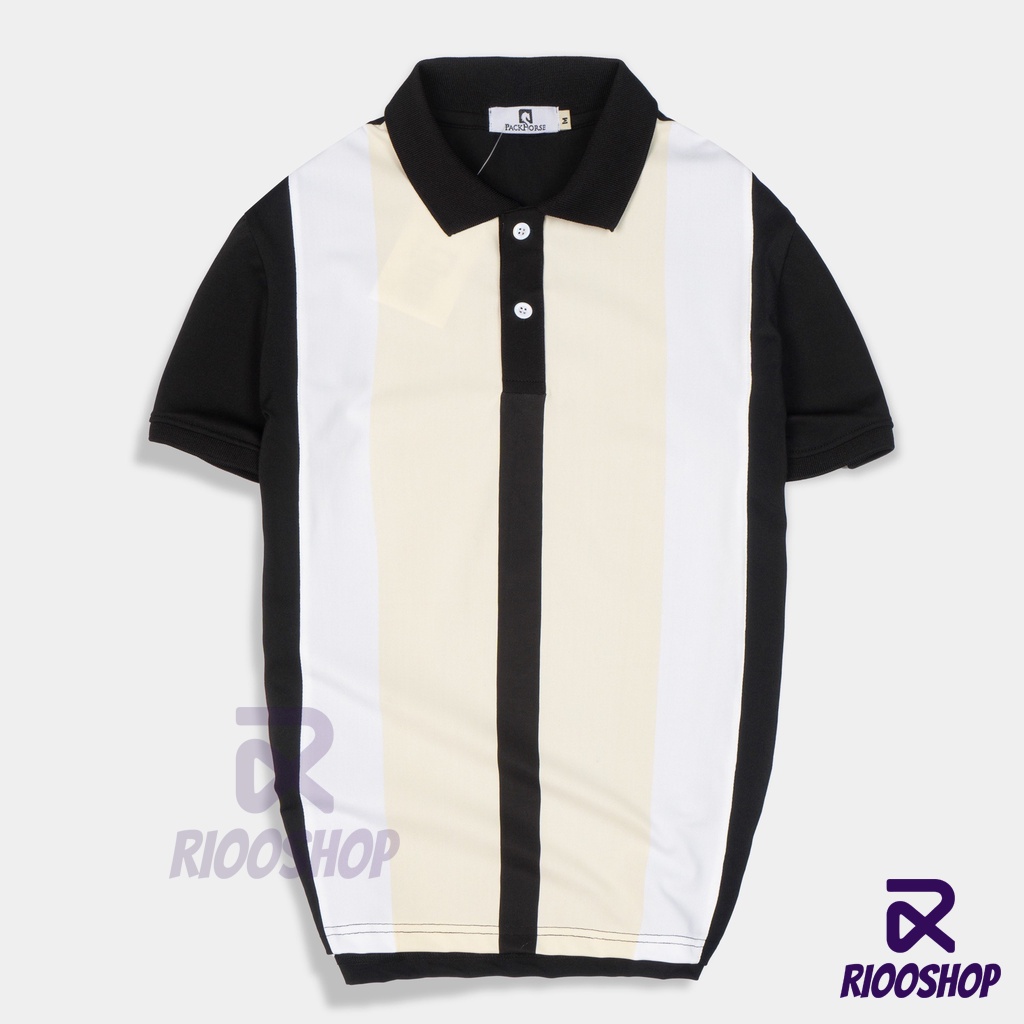 Áo thun nam có cổ, áo polo nam cao cấp tay ngắn phối màu đẹp, có size lớn, big size RIOOSHOP RSP052