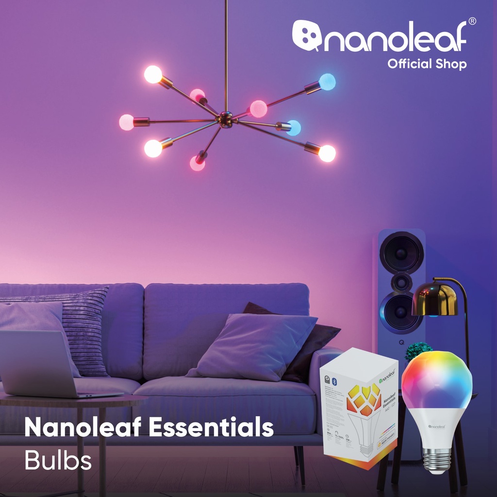 Bóng đèn LED thông minh Nanoleaf Essentials Bulbs 16 triệu màu