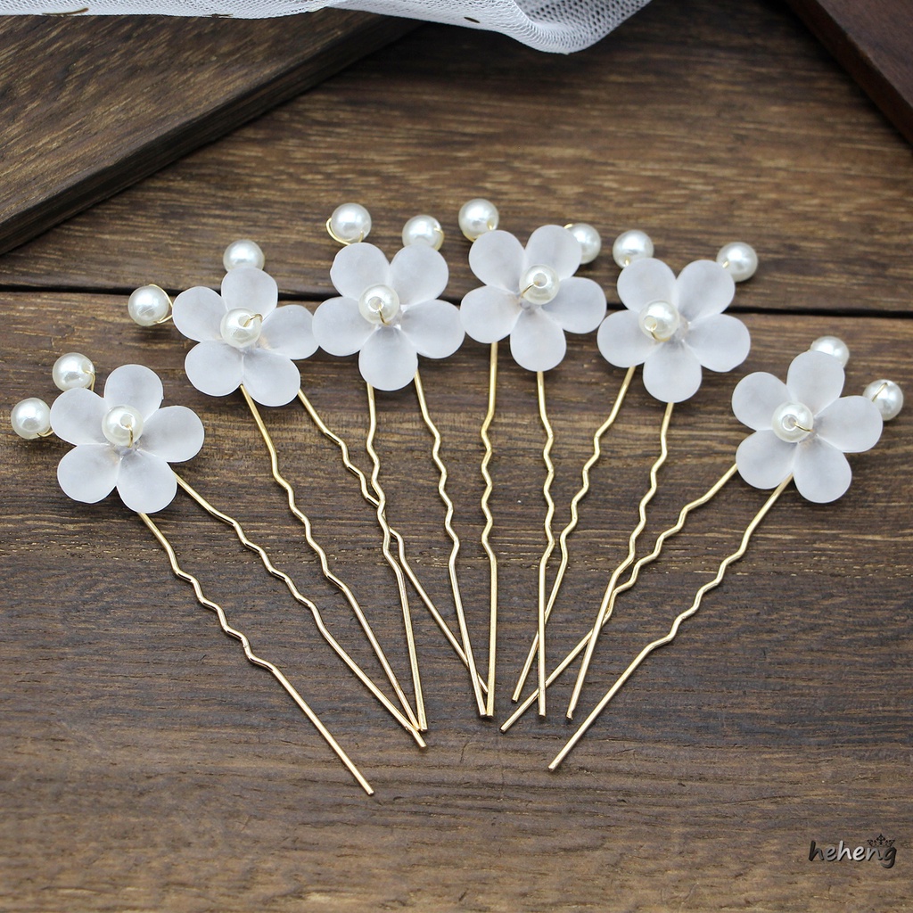 Trâm Cài Tóc Chữ U Đính Ngọc Trai Phong Cách Trung Hoa Cho Sườn Xám