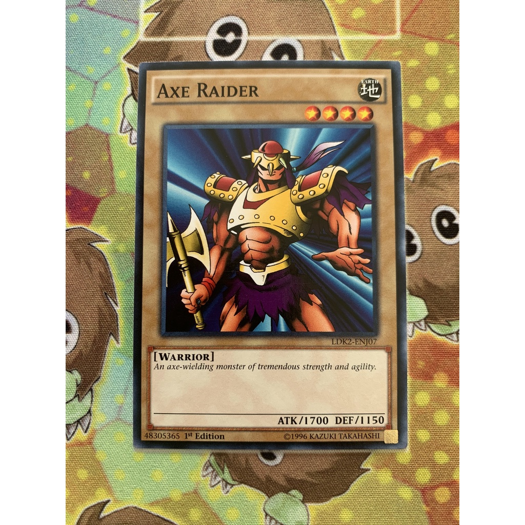 Thẻ Bài Mint90 Yugioh Monster Axe Raider  - Common