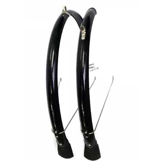 Dè chắn bùn xe đạp thể thao touring, city bánh 700c nhựa dẻo, vè full chất liệu PVC cao cấp.