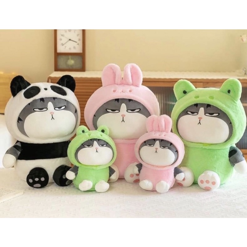 Đồ chơi gấu bông mèo hoàng thượng cosplay size 25cm