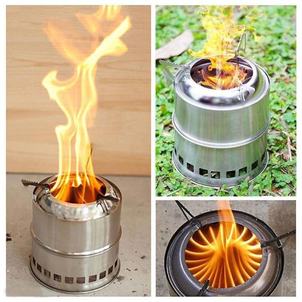 Bếp Lò 24 Nấu Chắn Gió Tiện Dụng Mang Theo Du Lịch Cắm Trại