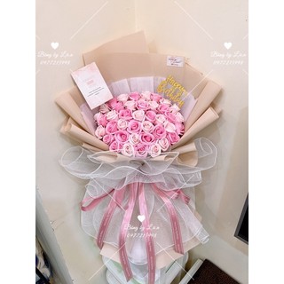[Quà 20/10-SINH NHẬT] Bó hoa sáp cao cấp siêu to 50x70cm
