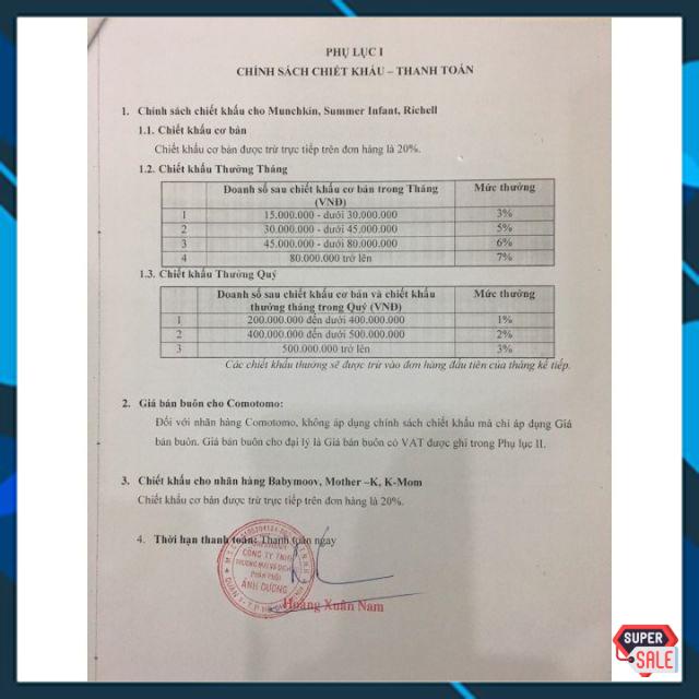 Tay cầm thiên thần bình sữa Comotomo 150ml/250ml