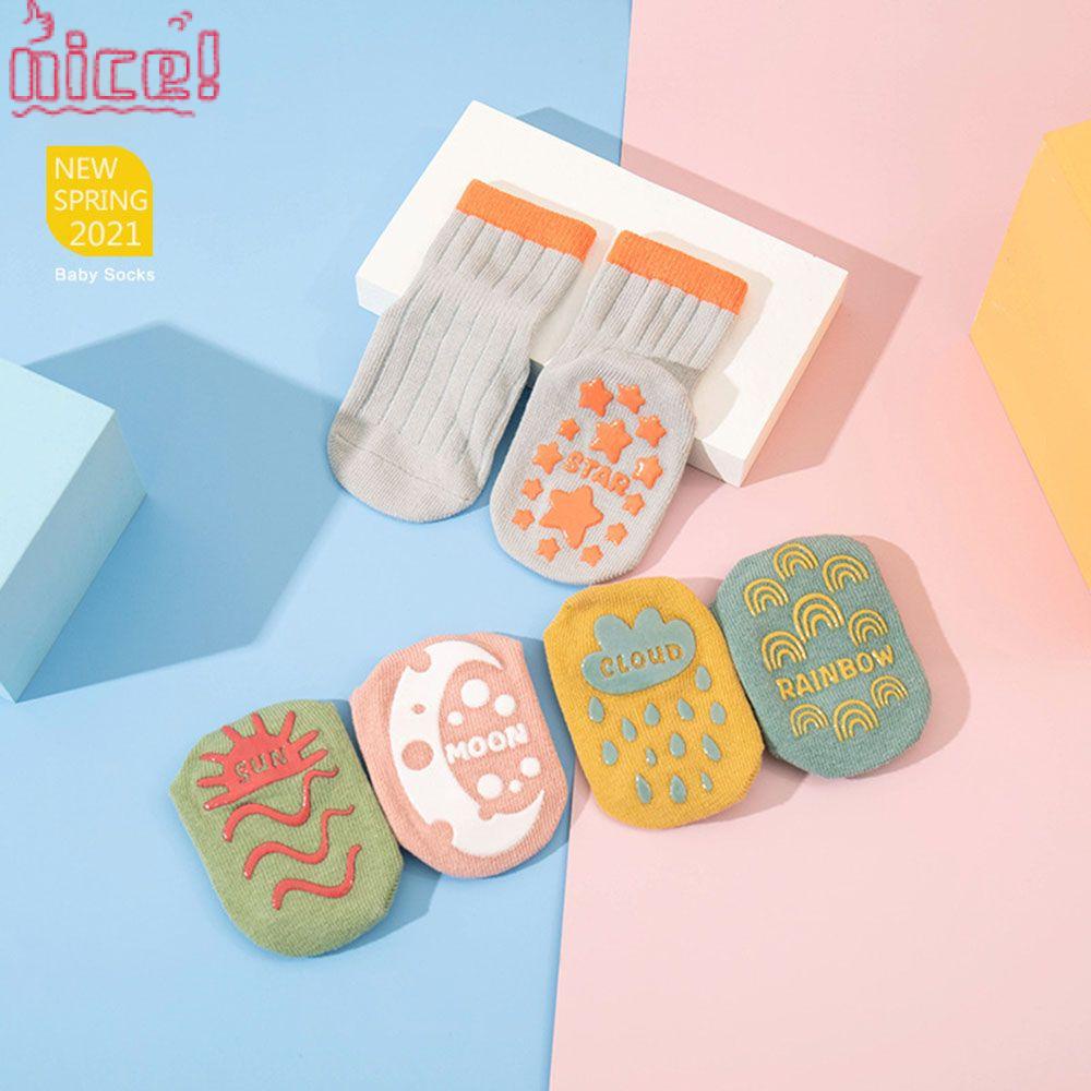 Vớ Cao Su Chống Trượt Họa Tiết Hoạt Hình Cho Bé